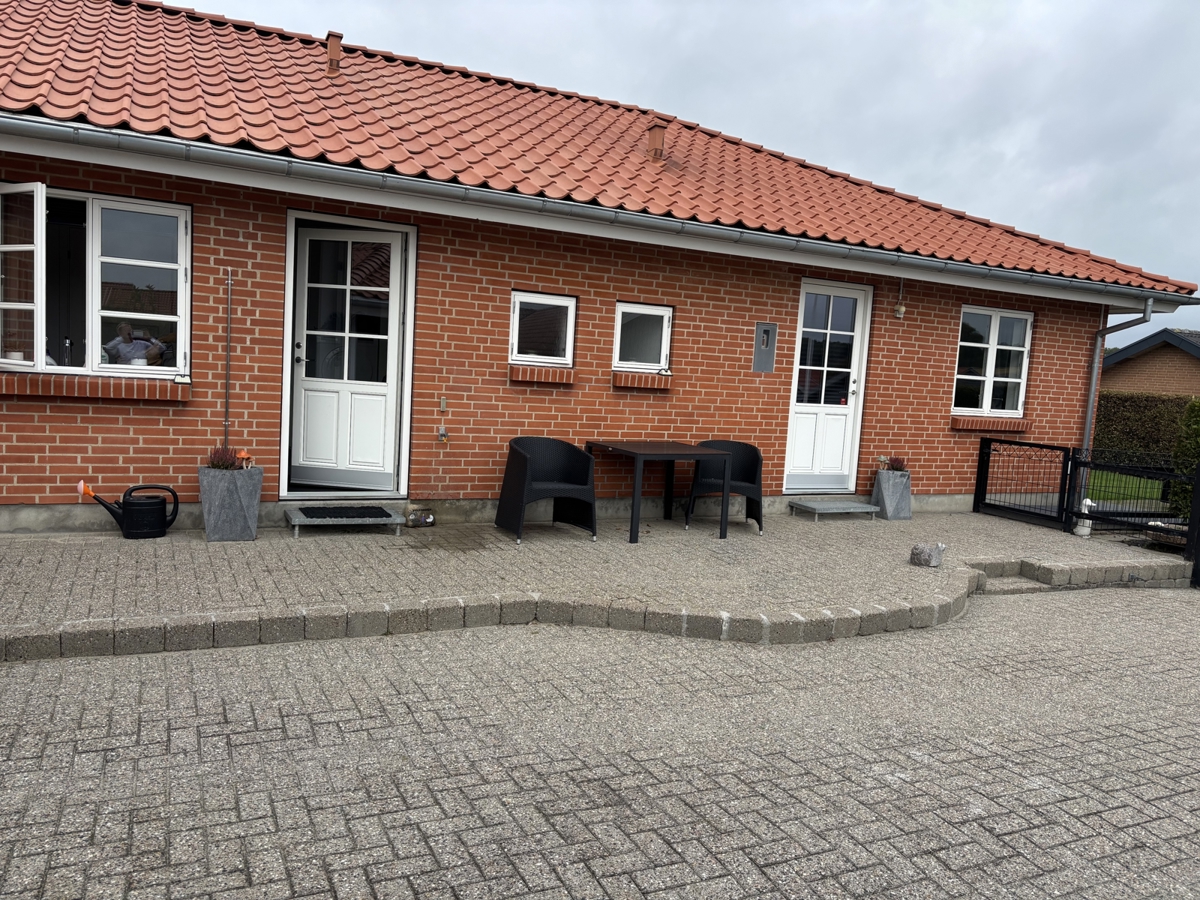 Billede af Bentes hus udefra