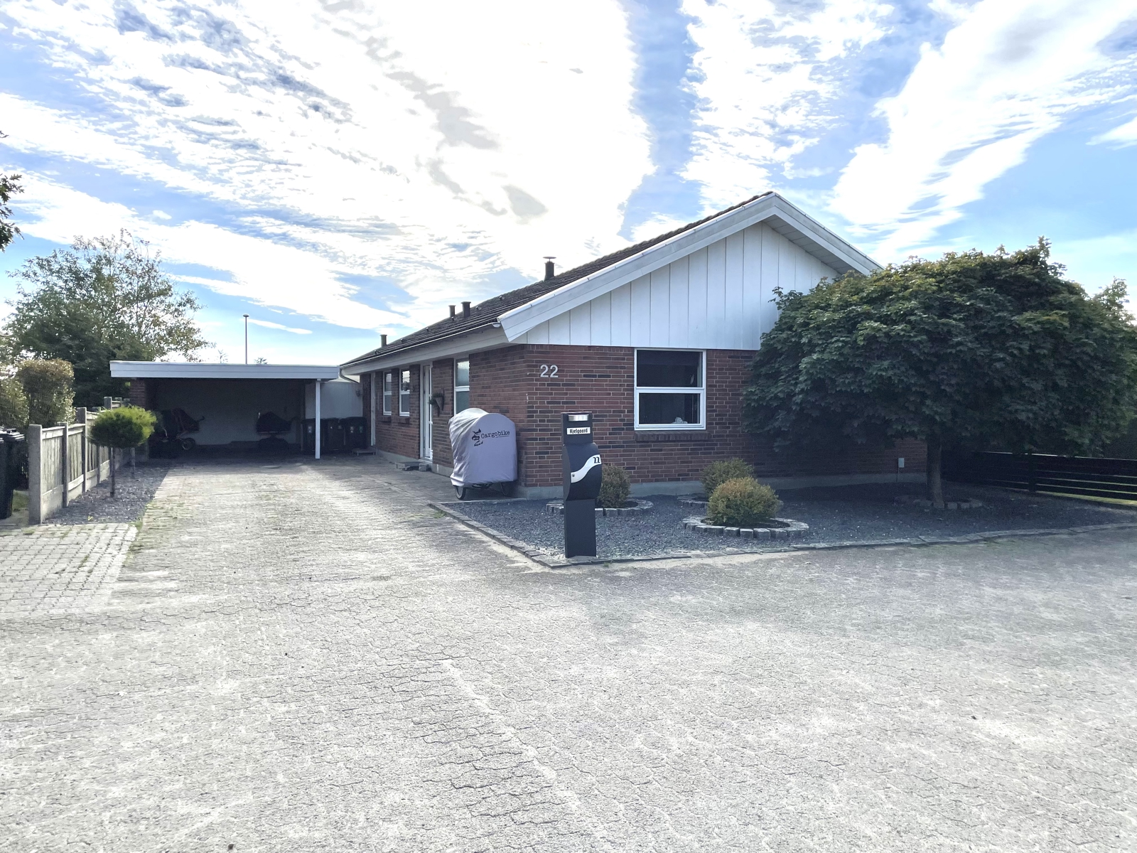 Billede af Gittes hus